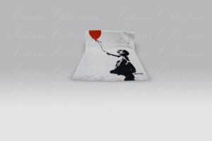 Canovaccio Bambina con Palloncino Banksy - Tessitura Randi