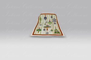Canovaccio Stardust rosso Tessitura Toscana Telerie