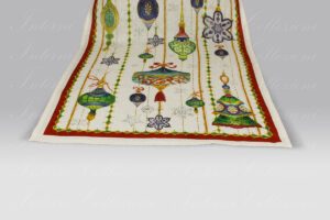 Canovaccio Stardust rosso Tessitura Toscana Telerie