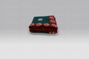 Plaid Boiled Wool Deer Wood verde Frati Home