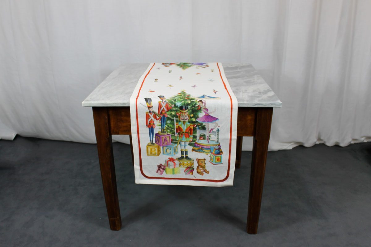 Runner Schiaccianoci Tessitura Toscana Telerie Runner Schiaccianoci Tessitura Toscana Telerie