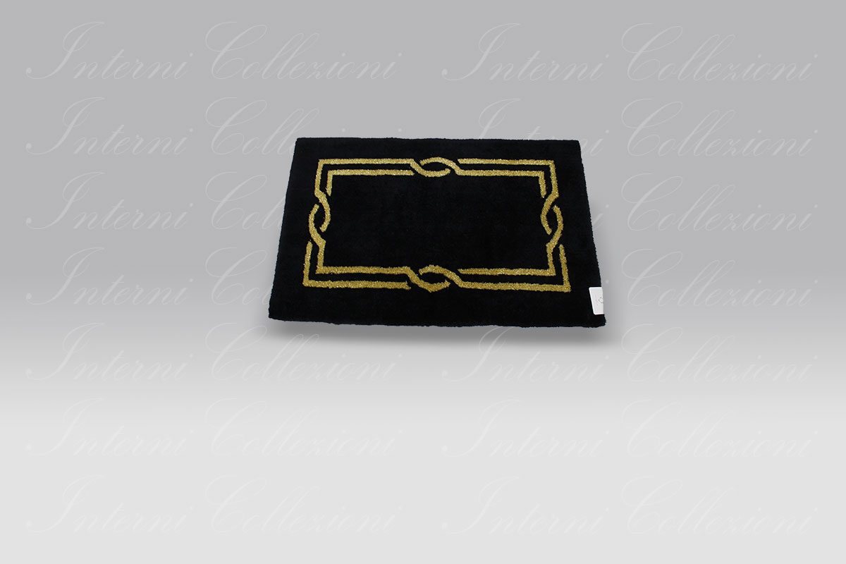 Tappeto Cross nero-oro Habidecor Tappeto Cross nero-oro Habidecor