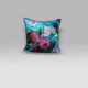 Cuscino Bouquet de Roses tourquoise Designers Guild