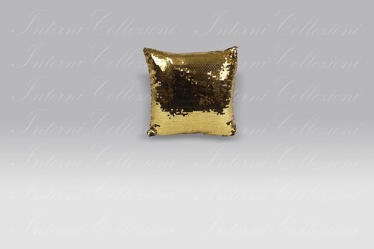Cuscino-Paillettes-oro-Bagnaresi-Casa Cuscino Paillettes oro Bagnaresi Casa