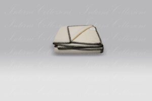 Plaid Alaska pile avorio Dea