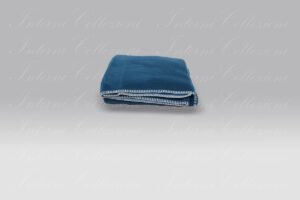 Plaid Alaska pile bluette Dea