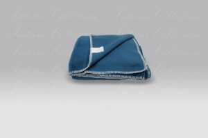 Plaid Alaska pile bluette Dea
