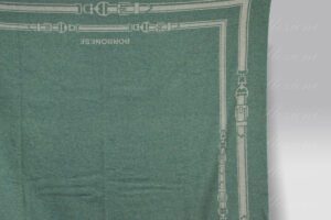 Plaid Belt verde Borbonese