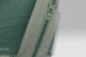 Plaid Belt verde Borbonese