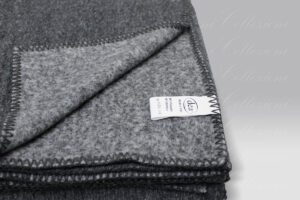 Plaid Dakota bamboo pile antracite Dea