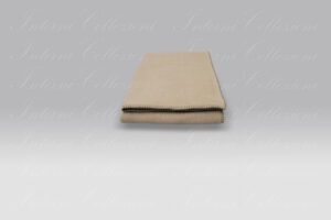 Plaid Dakota bamboo pile beige Dea