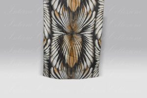 Plaid imbottito Tigresse brown Roberto Cavalli
