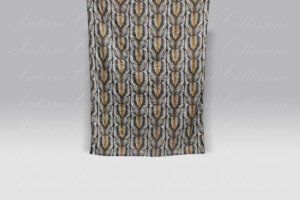 Plaid imbottito Tigresse brown Roberto Cavalli