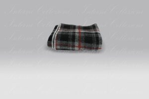 Plaid Scozia Lana Cotta antracite Dea