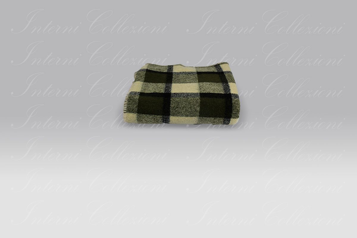Plaid Scozia Lana Cotta verde Dea Plaid Scozia Lana Cotta verde Dea