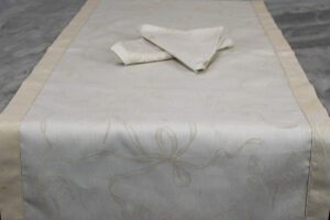 Runner con tovaglioli Gioia oro Tessitura Randi