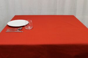Tovaglia Minimal rosso Tag House