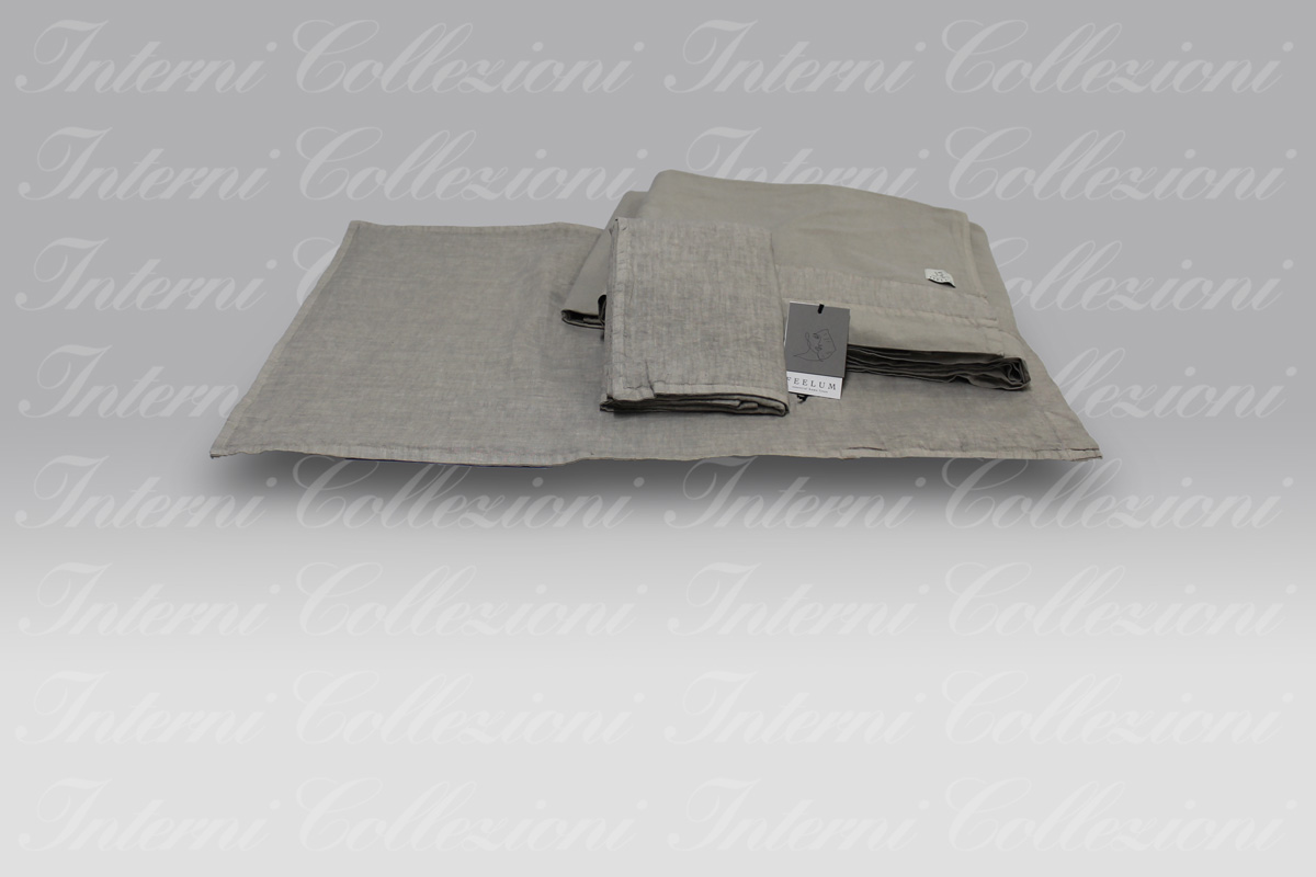 Completo Lenzuola Boreale tortora Freelum Home Linen Completo Lenzuola Boreale tortora Freelum Home Linen