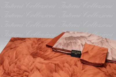 Completo Letto Feathers coral Roberto Cavalli