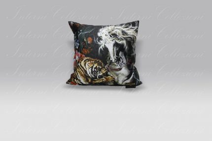 Cuscino Michelangelo black 60x60 Roberto Cavalli