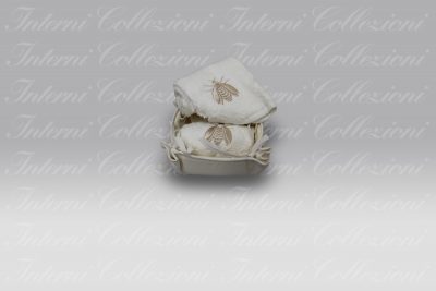 Set 2 Lavette Api Satin avorio-cipria Mastro Raphael