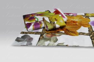 Completo Lenzuola Foulard bianco Roberto Cavalli