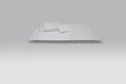 Completo Lenzuola Maine raso bianco Micol