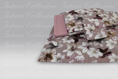 Completo lenzuola Nadine 8425 rosa Martha O'Neil