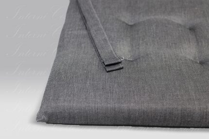 Cuscino Seduta Cangiante grigio scuro 1181 Bossi Casa