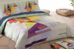 Telo Arredo Kandinsky composizione 1930 Tessitura Randi