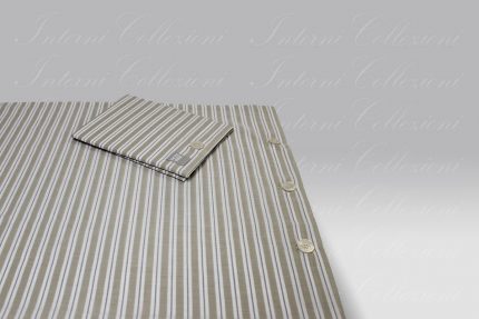 Coppia Federe M8401 tortora Martha O'Neil