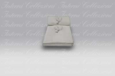 Set Spugna 2 pezzi Corallomania avorio-corda Mastro Raphael