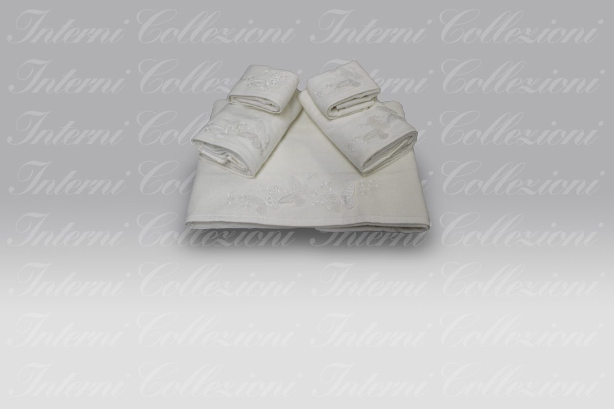 Set Spugna 5 pezzi Isabella bianco Blimarine Set Spugna 5 pezzi Isabella bianco Blimarine