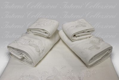 Set Spugna 5 pezzi Isabella bianco Blimarine