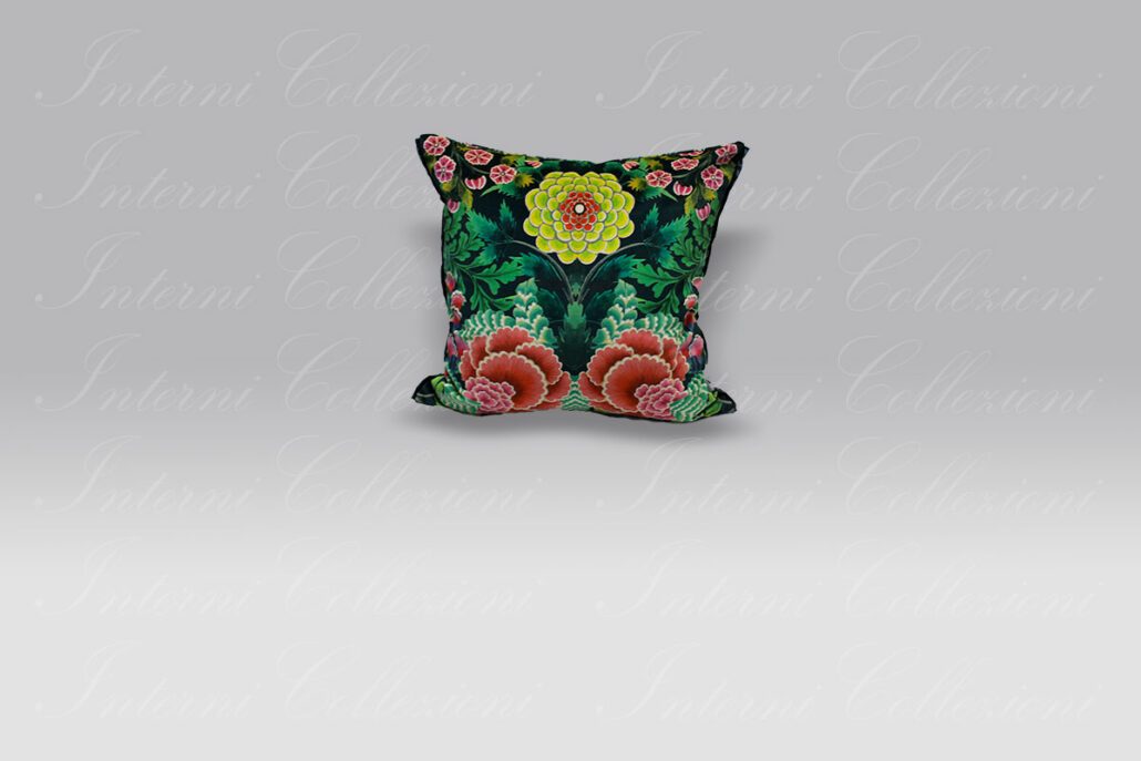 Cuscino Brocart Velour noir Designers Guild