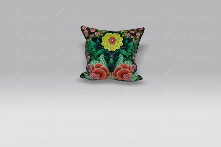 Cuscino Brocart Velour noir Designers Guild