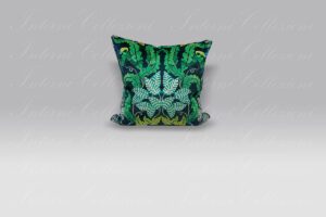 Cuscino Brocart Velour noir Designers Guild