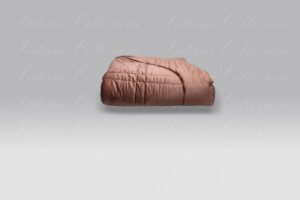 Trapunta 200gr. Velour rosato Dea