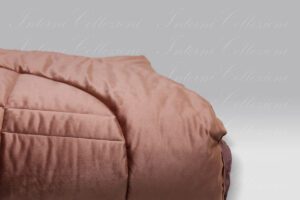 Trapunta 200gr. Velour rosato Dea