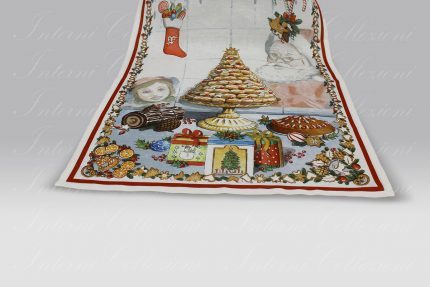Canovaccio Noel Gourmand Tessitura Toscana Telerie