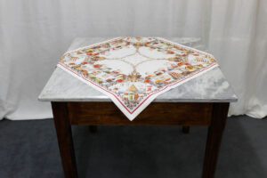 Centrotavola Noel Gourmand Tessitura Toscana Telerie