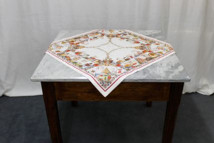 Centrotavola Noel Gourmand Tessitura Toscana Telerie
