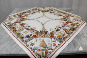 Centrotavola Noel Gourmand Tessitura Toscana Telerie