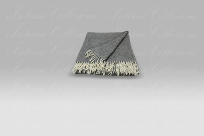Plaid Thomas grigio Co.Bi. - Copertificio Biellese