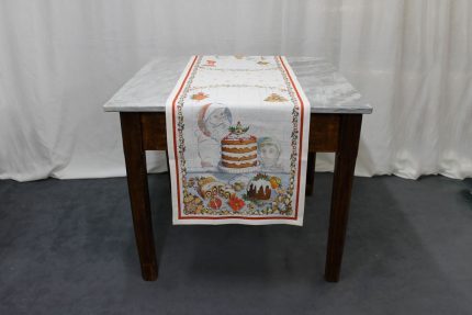 Runner Noel Gourmand Tessitura Toscana Telerie