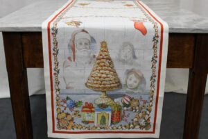 Runner Noel Gourmand Tessitura Toscana Telerie