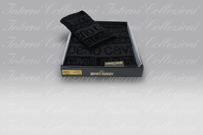 Set Spugna Written black Roberto Cavalli