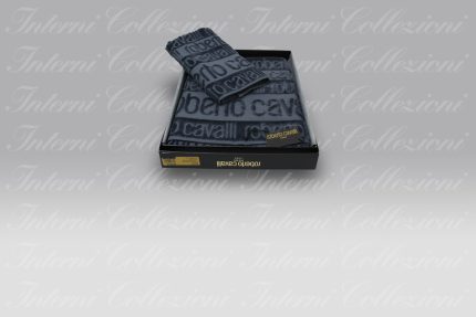 Set Spugna Written grey Roberto Cavalli