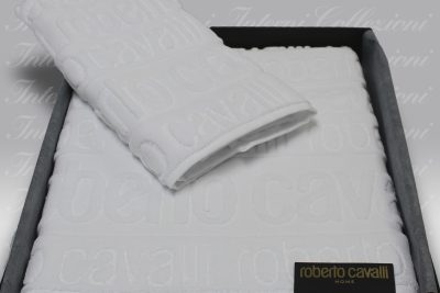 Set Spugna Written white Roberto Cavalli