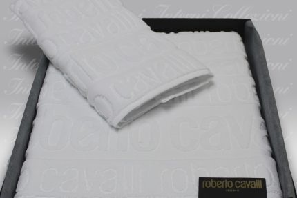 Set Spugna Written white Roberto Cavalli